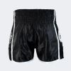 CRNR Muay Thai Shorts - Black/White Photo 4